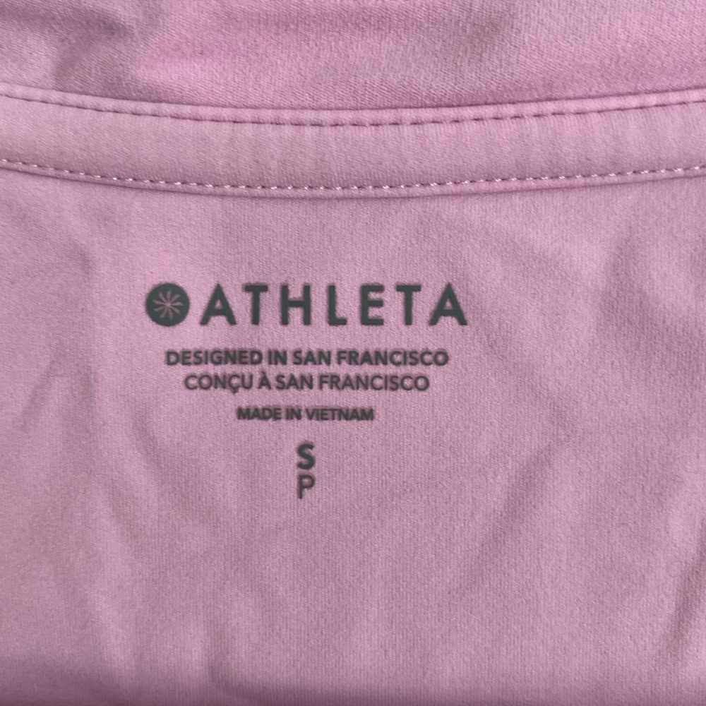 Athleta Women’s Cropped Pink Tank Top Size Small - Picture 3 of 6